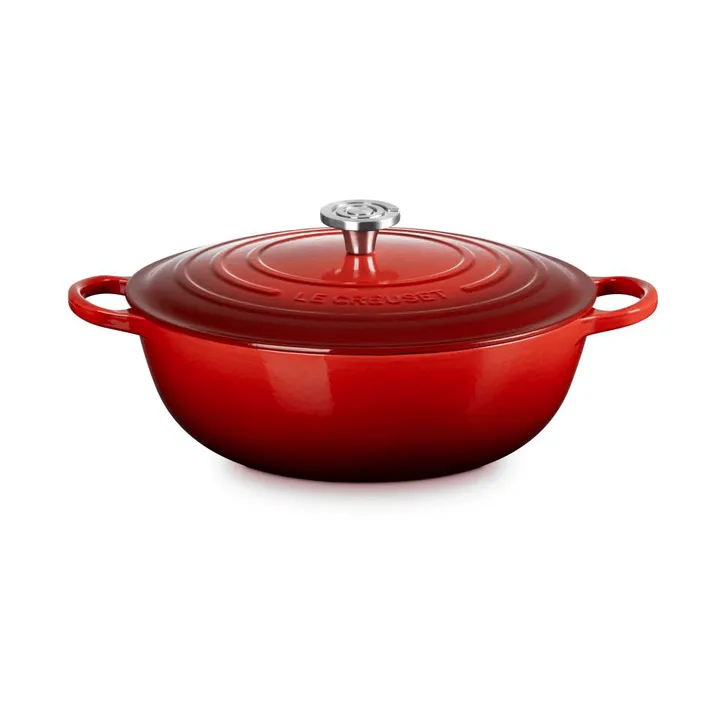 Le Creuset Signature gietijzeren braadpan - Cerise, 7 l - Le Creuset