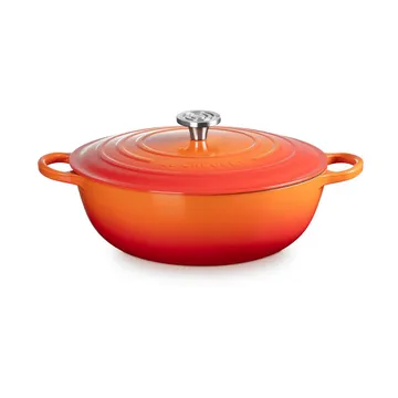 Le Creuset Signature gietijzeren braadpan - Volcanic, 7 l - Le Creuset
