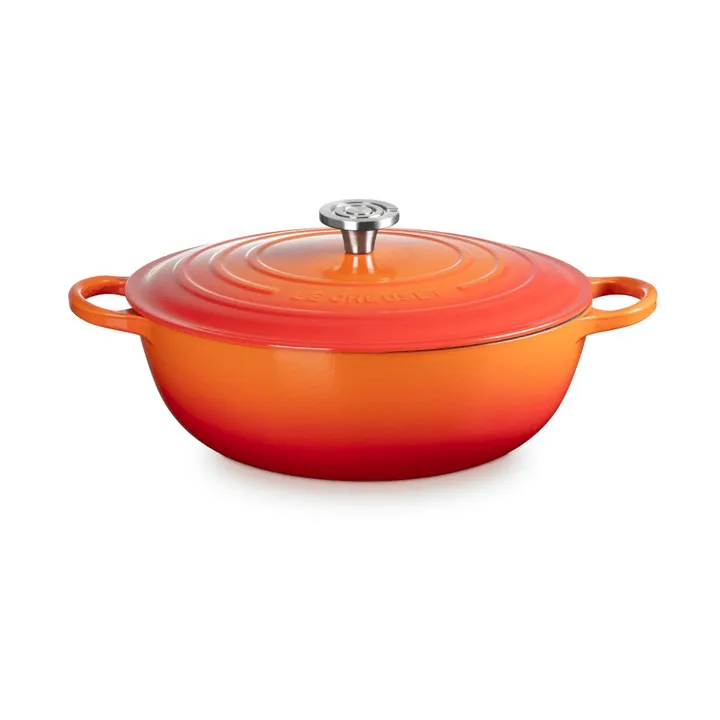 Le Creuset Signature gietijzeren braadpan - Volcanic, 7 l - Le Creuset