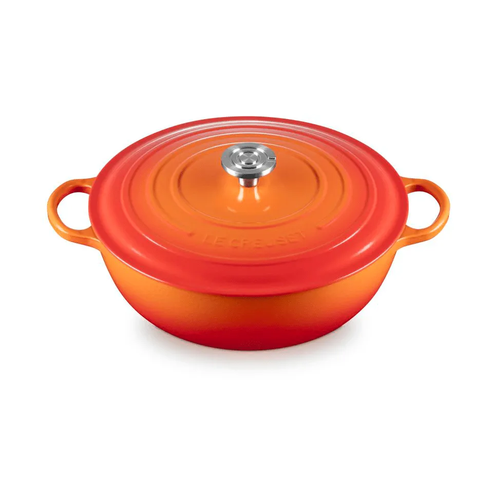 Le Creuset Signature gietijzeren braadpan, Volcanic, 7 l Le Creuset