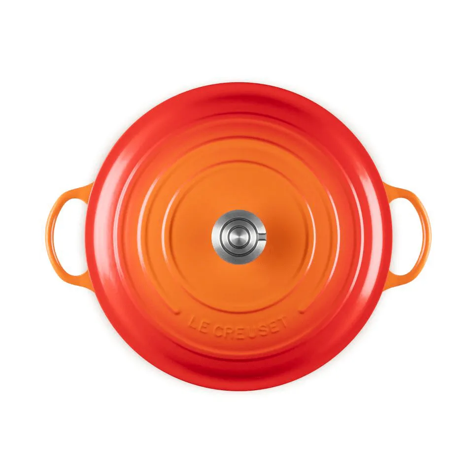 Le Creuset Signature gietijzeren braadpan, Volcanic, 7 l Le Creuset