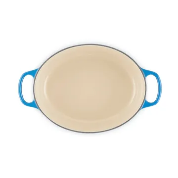 Le Creuset Signature gietijzeren ovale braadpan - Azure, 4,1 l - Le Creuset