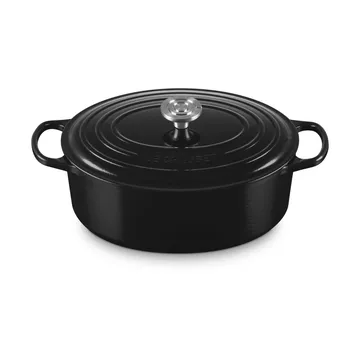 Le Creuset Signature gietijzeren ovale braadpan - Black, 6,3 l - Le Creuset