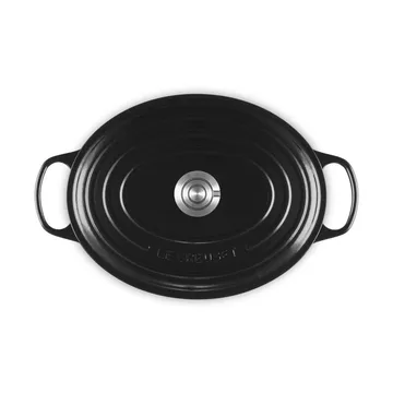 Le Creuset Signature gietijzeren ovale braadpan - Black, 6,3 l - Le Creuset