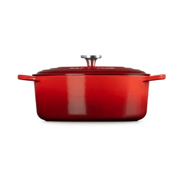 Le Creuset Signature gietijzeren ovale braadpan - Cerise, 6,3 l - Le Creuset