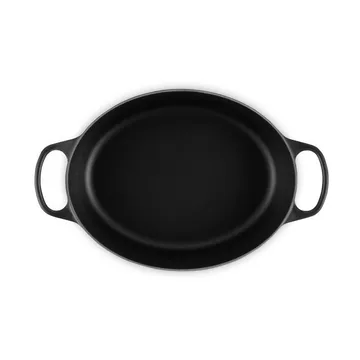 Le Creuset Signature gietijzeren ovale braadpan - Matte Black, 6,3 l - Le Creuset