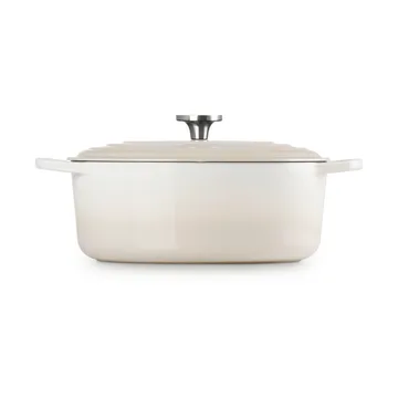 Le Creuset Signature gietijzeren ovale braadpan - Meringue, 6,3 l - Le Creuset