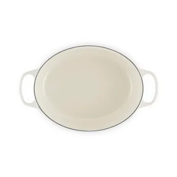 Le Creuset Signature gietijzeren ovale braadpan - Meringue, 6,3 l - Le Creuset