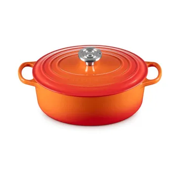 Le Creuset Signature gietijzeren ovale braadpan - Volcanic, 4,1 l - Le Creuset