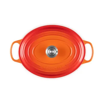 Le Creuset Signature gietijzeren ovale braadpan - Volcanic, 6,3 l - Le Creuset