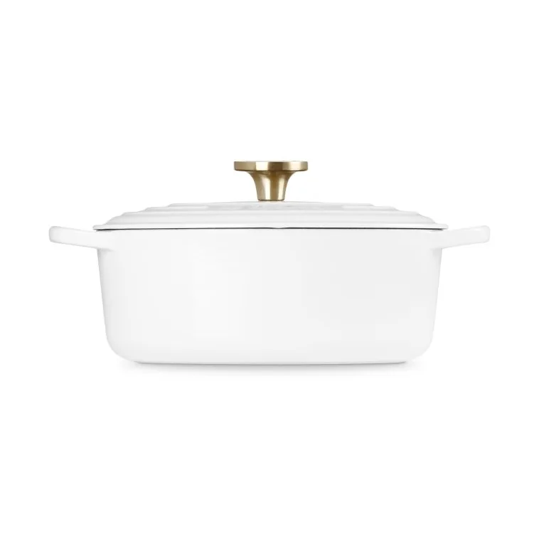 Le Creuset Signature gietijzeren ovale braadpan, White, 4,1 l Le Creuset