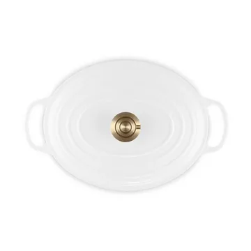 Le Creuset Signature gietijzeren ovale braadpan - White, 6,3 l - Le Creuset
