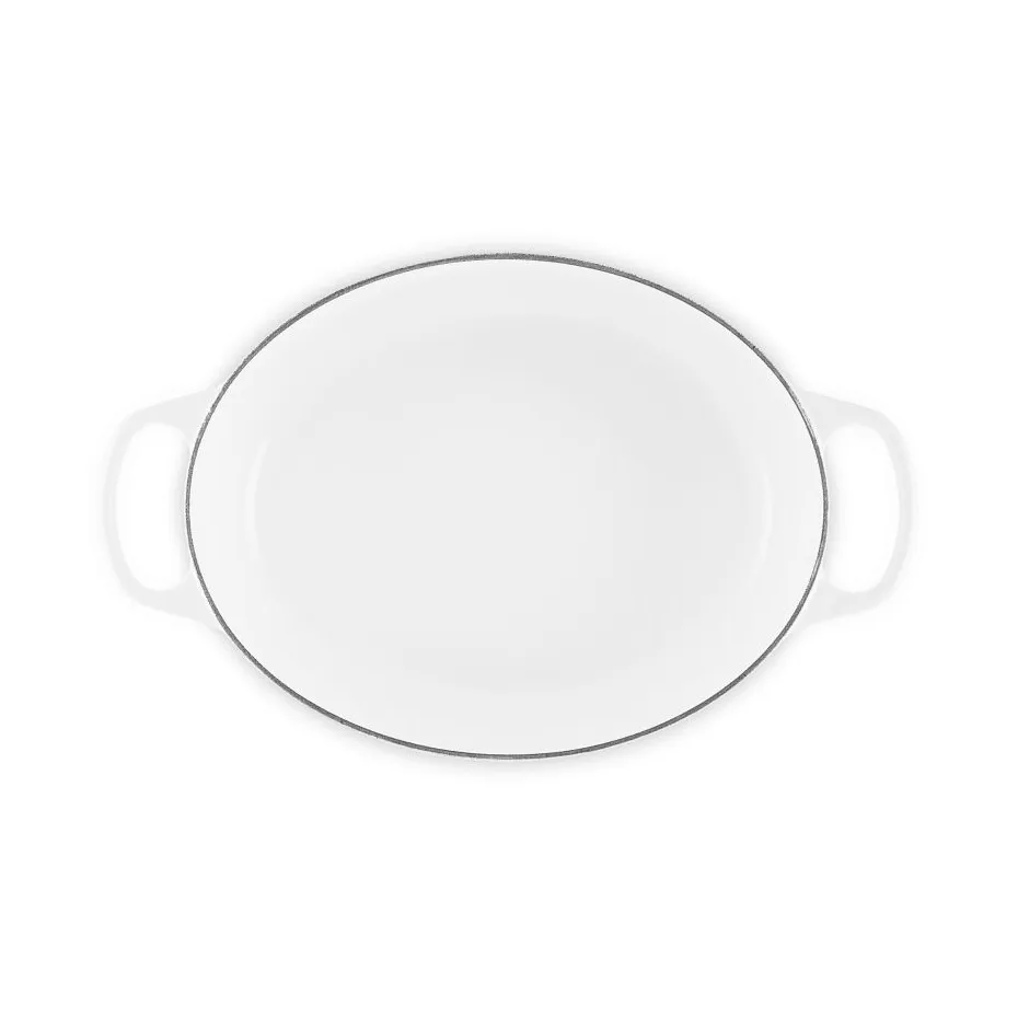 Le Creuset Signature gietijzeren ovale braadpan, White, 6,3 l Le Creuset