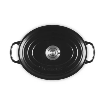 Le Creuset Signature gietijzeren ovale braadpan - Zwart, 4,1 l - Le Creuset