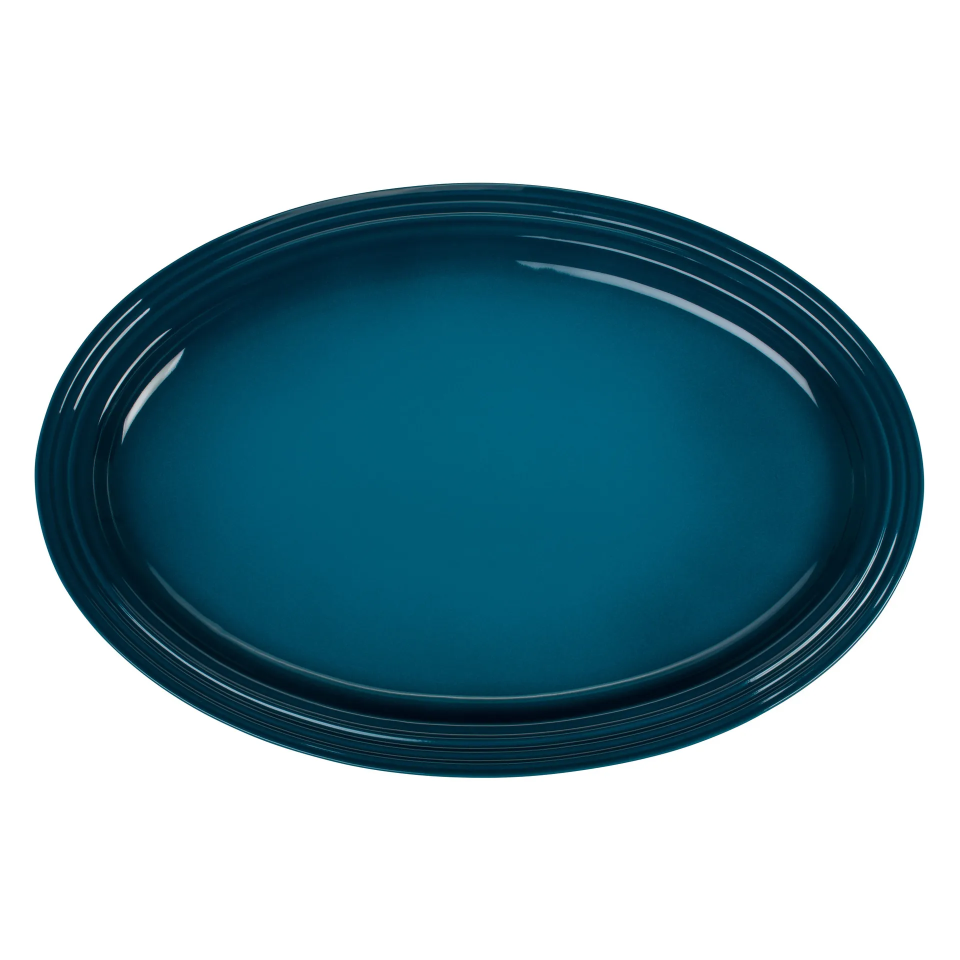 Le Creuset Signature grote serveerschaal 46 cm, Deep Teal Le Creuset