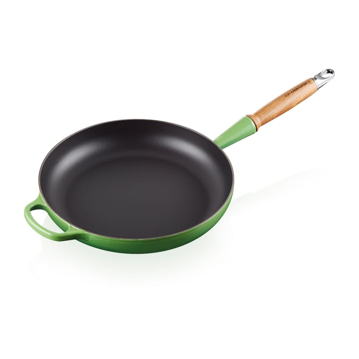 Le Creuset Signature koekenpan houten handvat 28 cm - Bamboo Green - Le Creuset