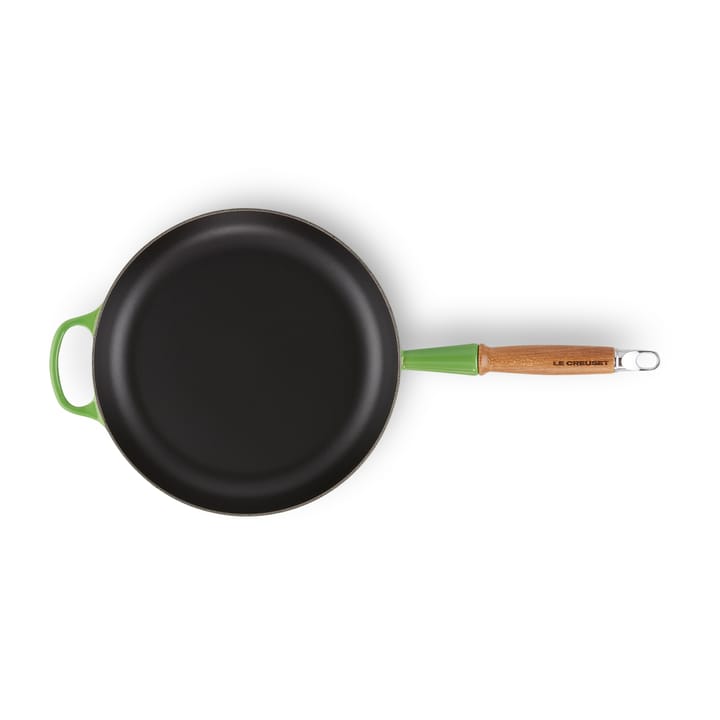 Le Creuset Signature koekenpan houten handvat 28 cm, Bamboo Green Le Creuset