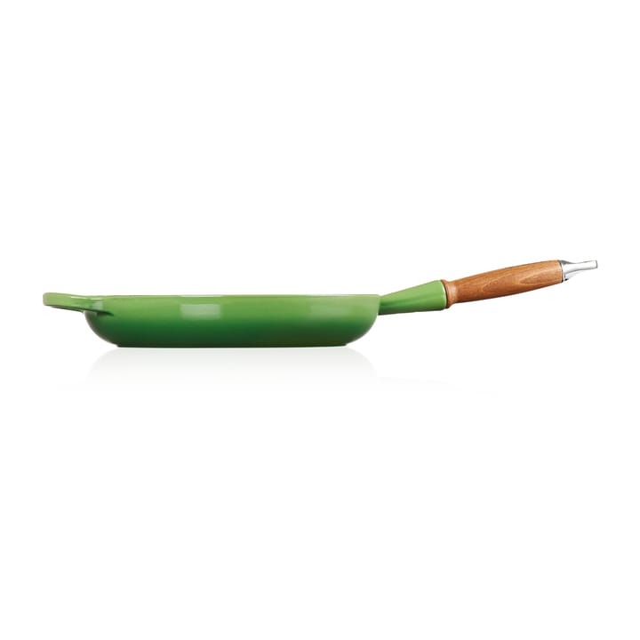 Le Creuset Signature koekenpan houten handvat 28 cm, Bamboo Green Le Creuset