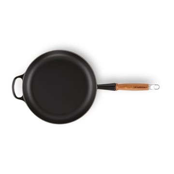 Le Creuset Signature koekenpan houten handvat 28 cm - Black Onyx - Le Creuset