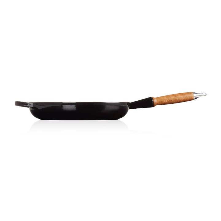 Le Creuset Signature koekenpan houten handvat 28 cm, Black Onyx Le Creuset