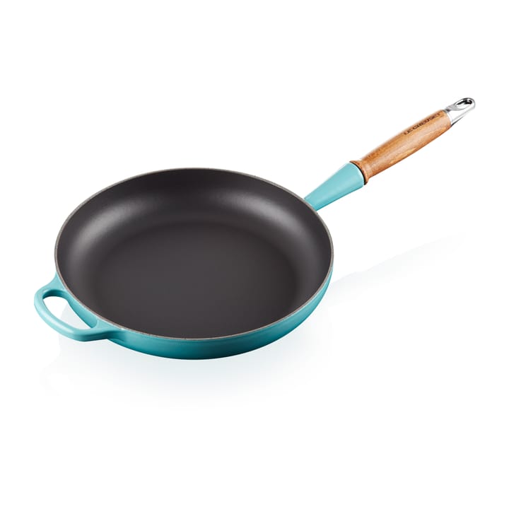 Le Creuset Signature koekenpan houten handvat 28 cm, Caribbean Le Creuset