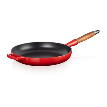 Le Creuset Signature koekenpan houten handvat 28 cm - Cerise - Le Creuset
