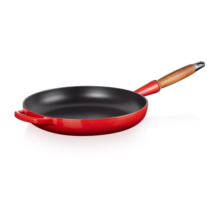 Le Creuset Signature koekenpan houten handvat 28 cm, Cerise Le Creuset