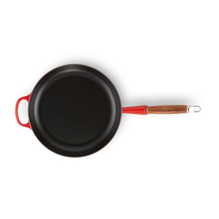 Le Creuset Signature koekenpan houten handvat 28 cm, Cerise Le Creuset