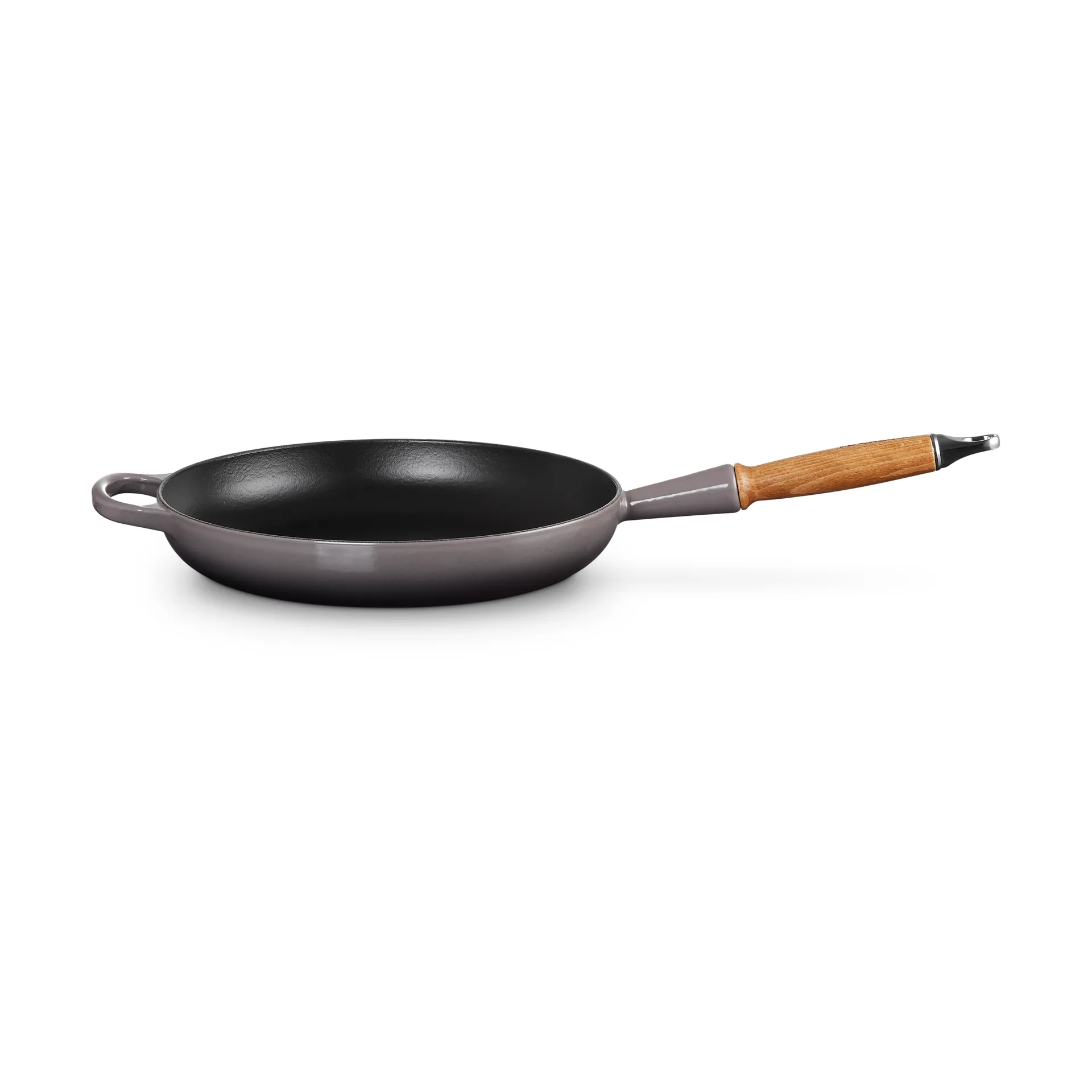 Le Creuset Signature koekenpan houten handvat 28 cm, Flint Le Creuset