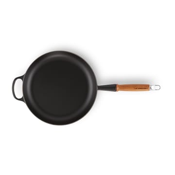 Le Creuset Signature koekenpan houten handvat 28 cm - Matte Black - Le Creuset