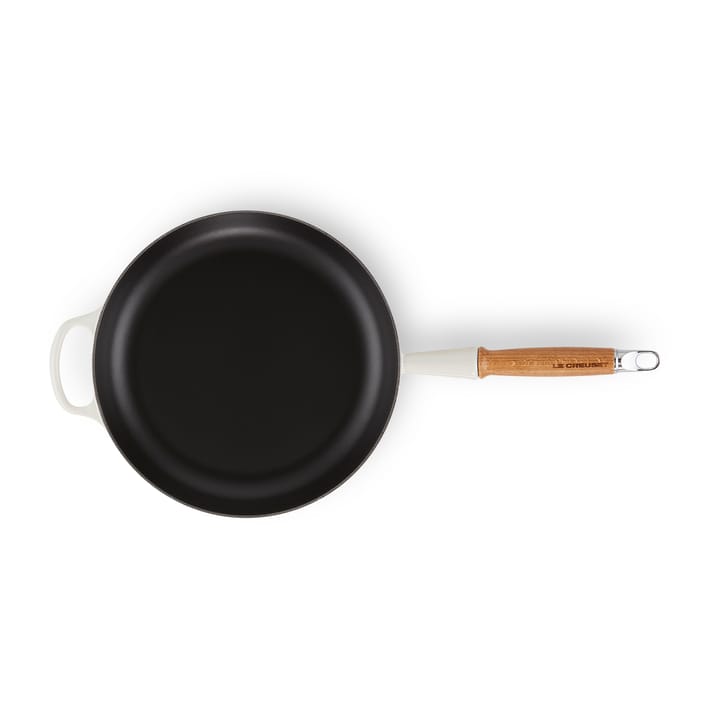 Le Creuset Signature koekenpan houten handvat 28 cm, Meringue Le Creuset