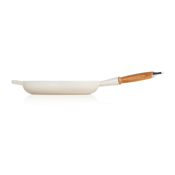 Le Creuset Signature koekenpan houten handvat 28 cm, Meringue Le Creuset