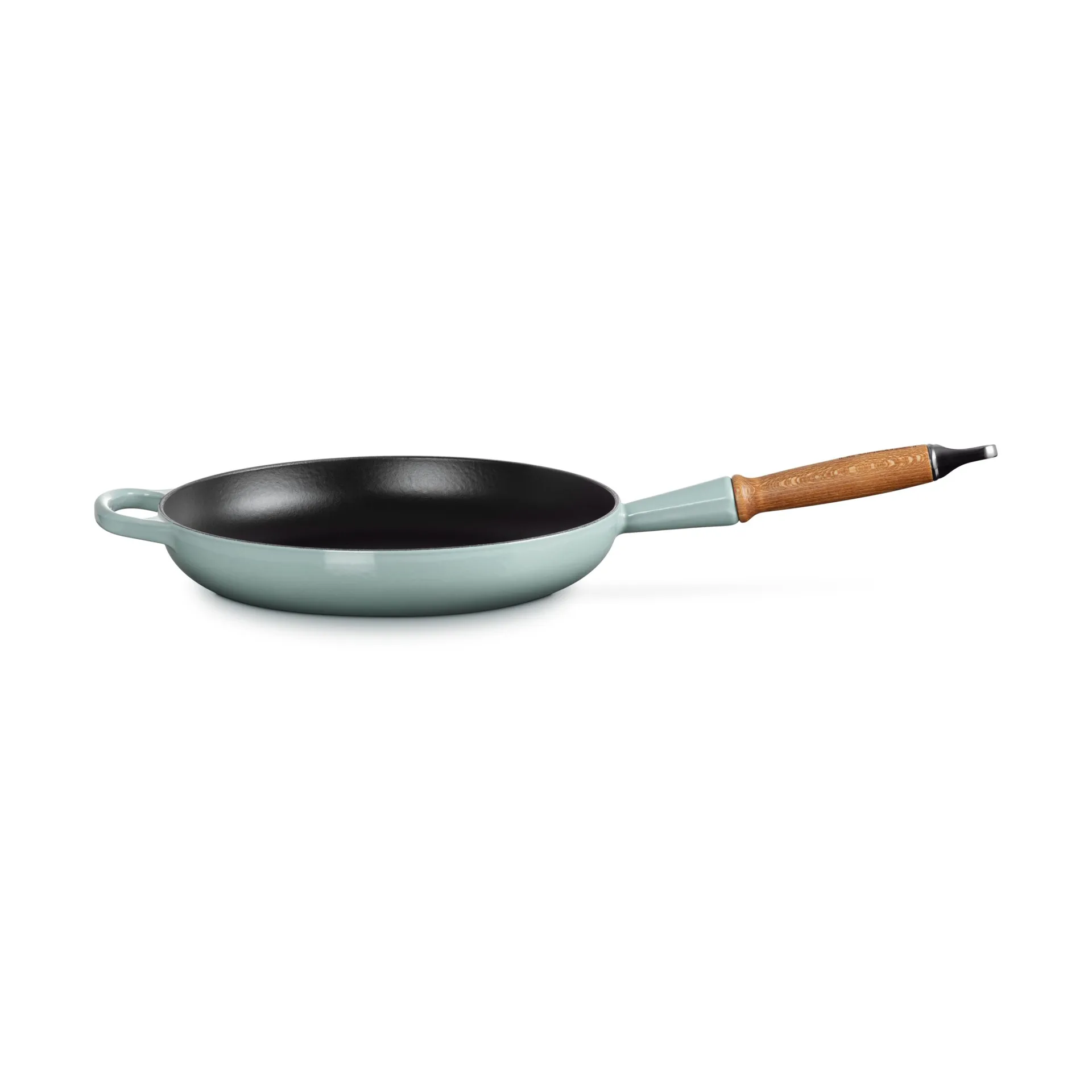 Le Creuset Signature koekenpan houten handvat 28 cm, Sea Salt Le Creuset