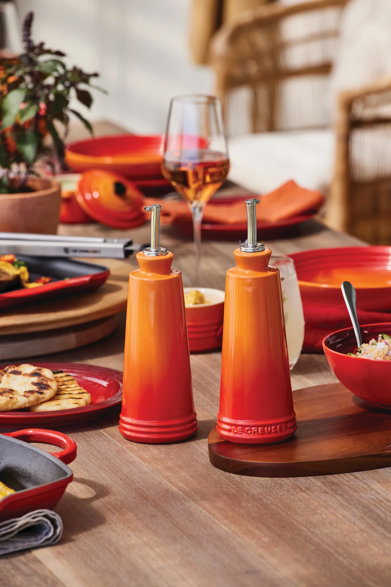 Le Creuset Signature olie- & azijnset, Volcanic Le Creuset