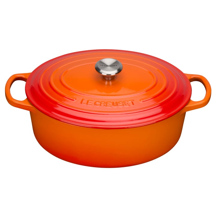 Le Creuset Signature ovale braadpan 4,1 L - Oranjerood - Le Creuset