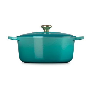 Le Creuset Signature ovale braadpan 6,3 l - Bleu Riviera - Le Creuset