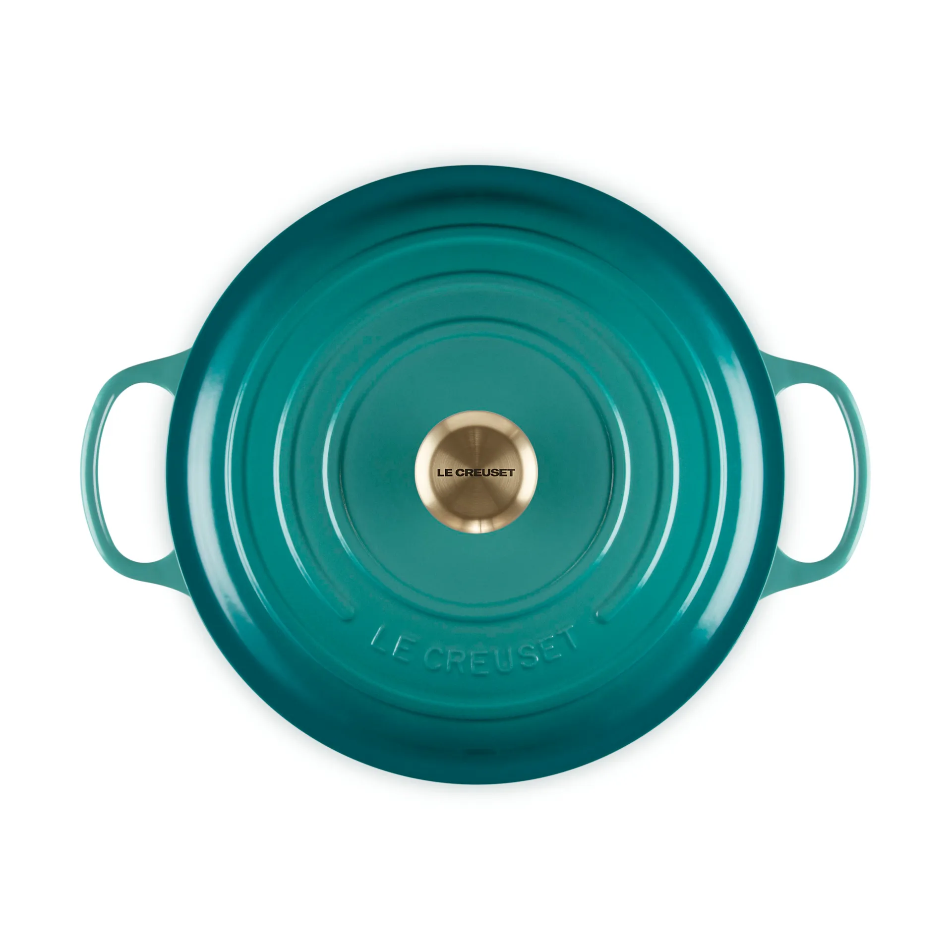 Le Creuset Signature ovale braadpan 6,3 l, Bleu Riviera Le Creuset