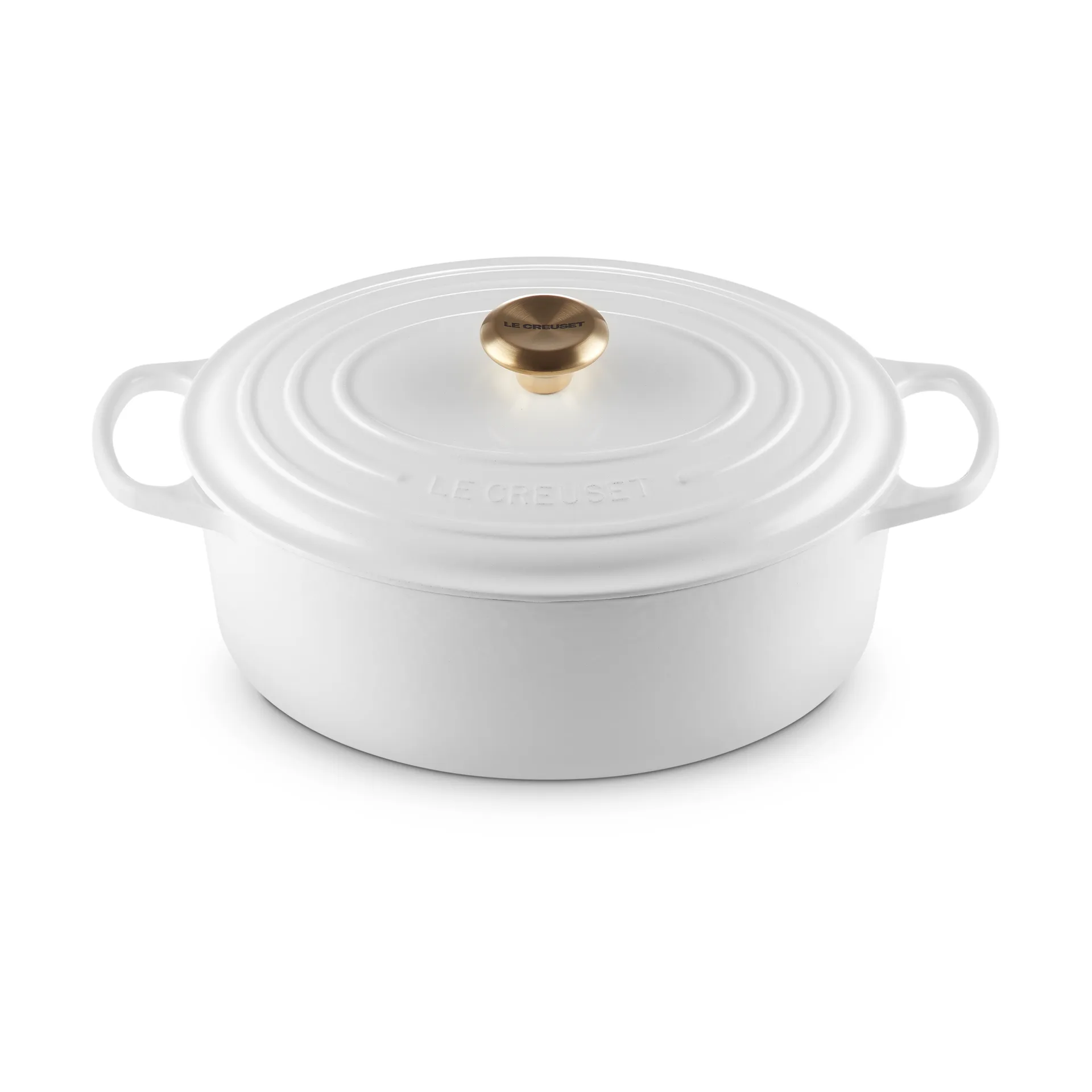 Le Creuset Signature ovale braadpan 6,3 l, White Le Creuset