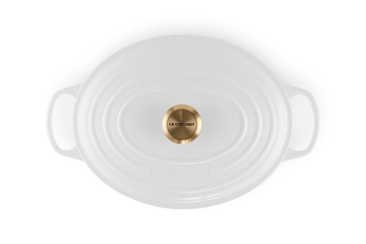 Le Creuset Signature ovale braadpan 6,3 l, White Le Creuset
