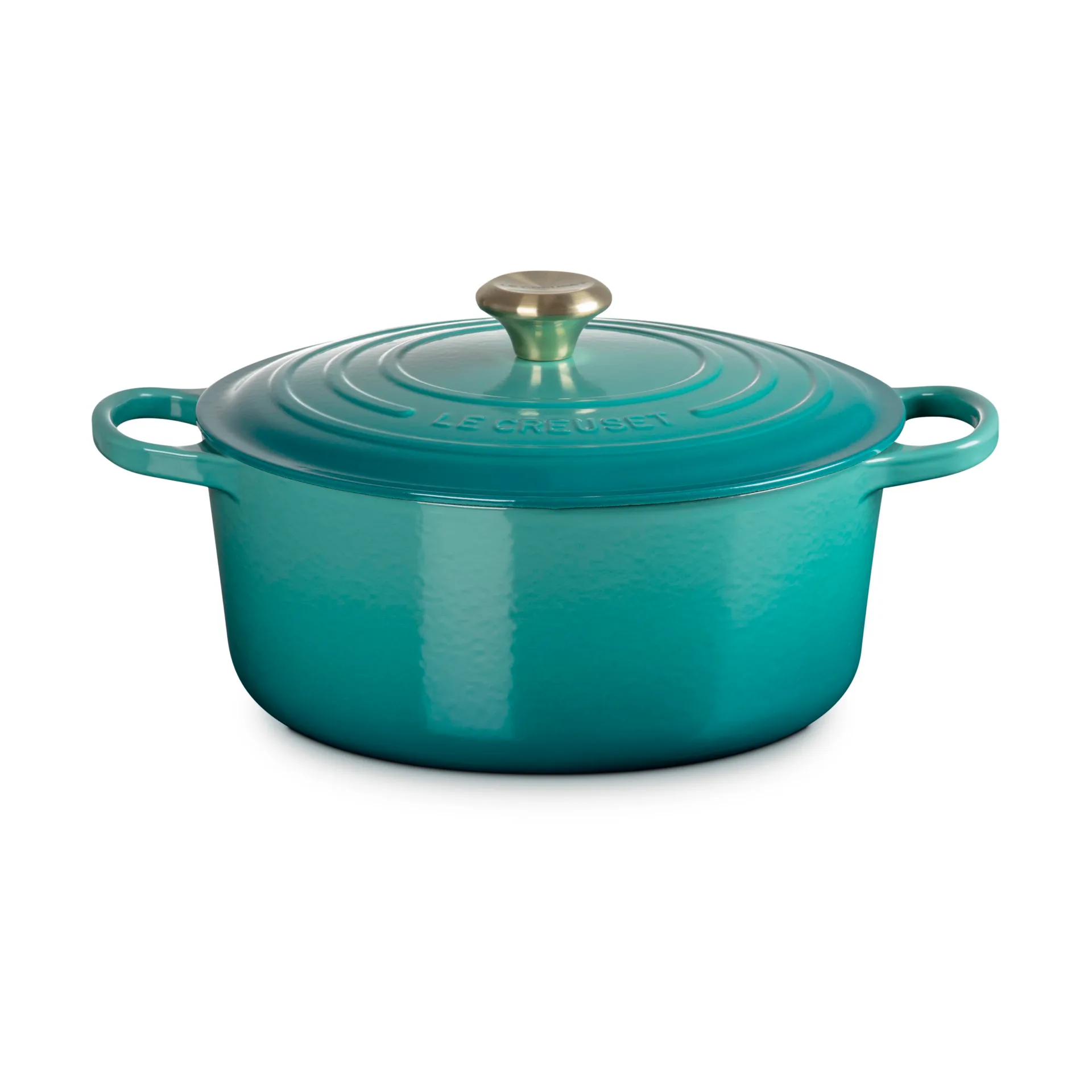 Le Creuset Signature ronde braadpan 4,2 L, Bleu Riviera Le Creuset