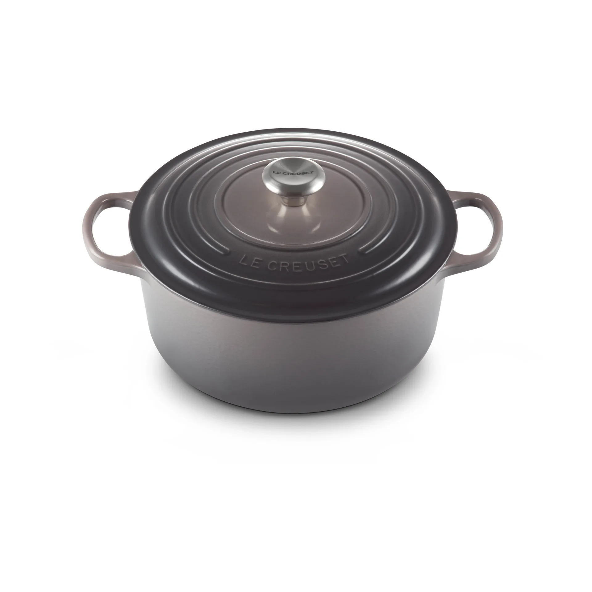 Le Creuset Signature ronde braadpan 4,2 L, Flint Le Creuset
