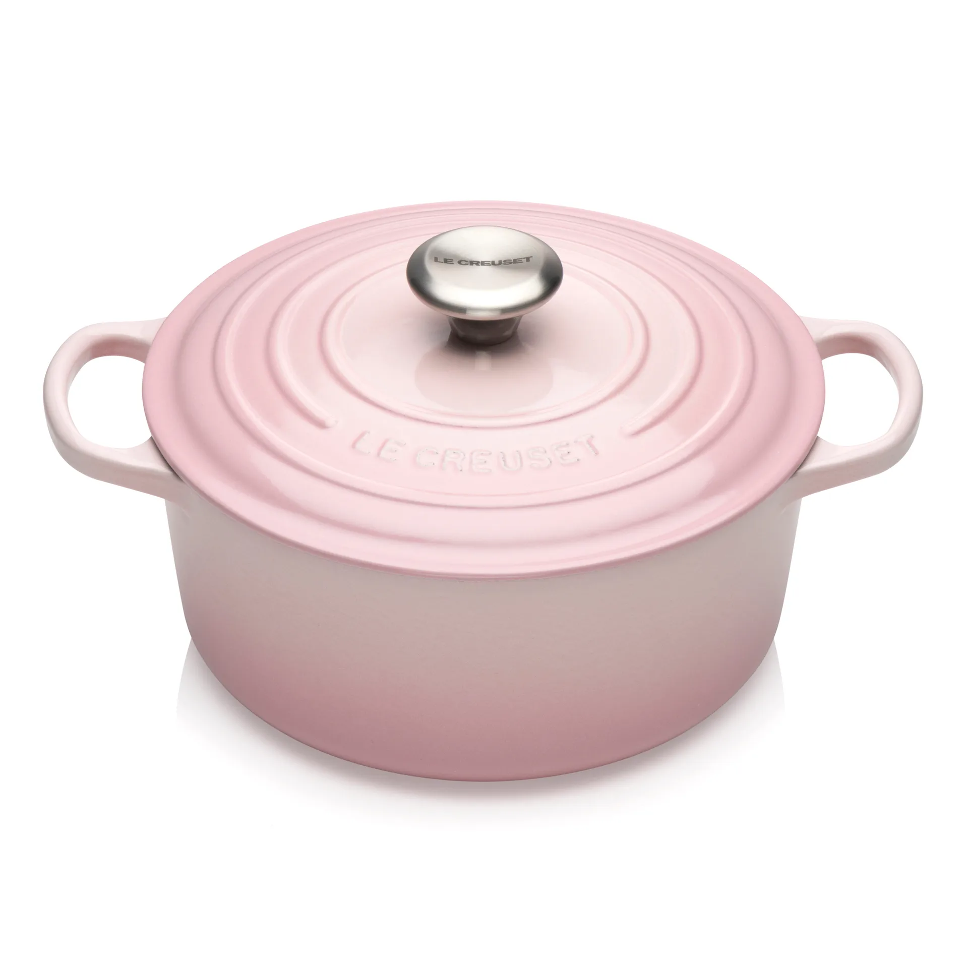 Le Creuset Signature ronde braadpan 4,2 L, Shell pink Le Creuset