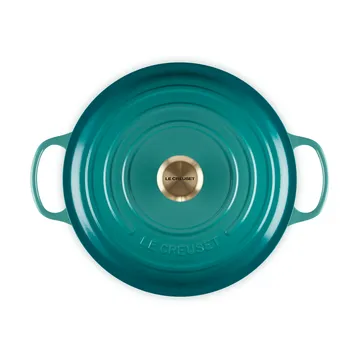Le Creuset Signature ronde braadpan 6,7 l - Bleu Riviera - Le Creuset