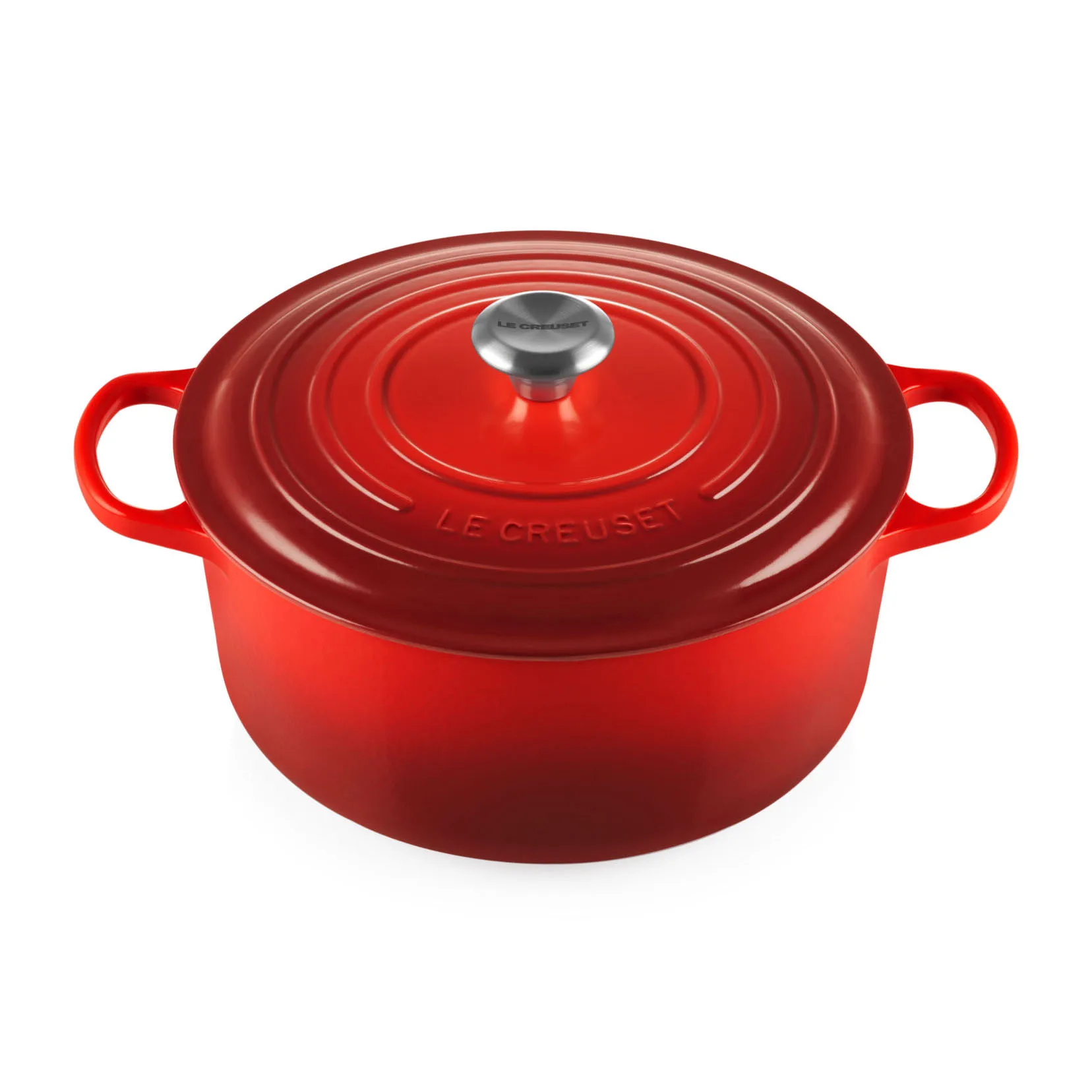 Le Creuset Signature ronde braadpan 6,7 l, Cerise Le Creuset