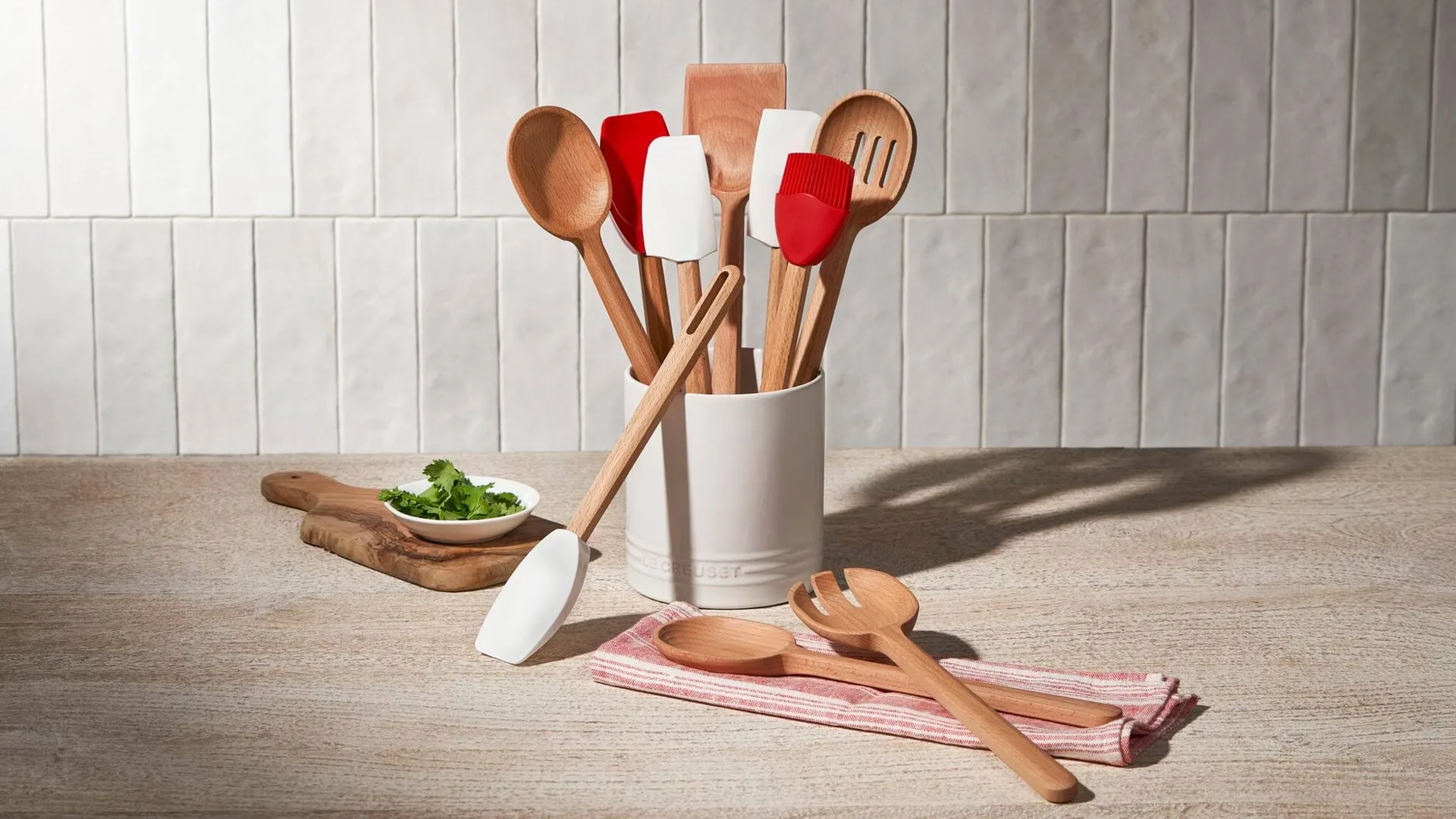 Le Creuset Signature spatel, White, medium Le Creuset