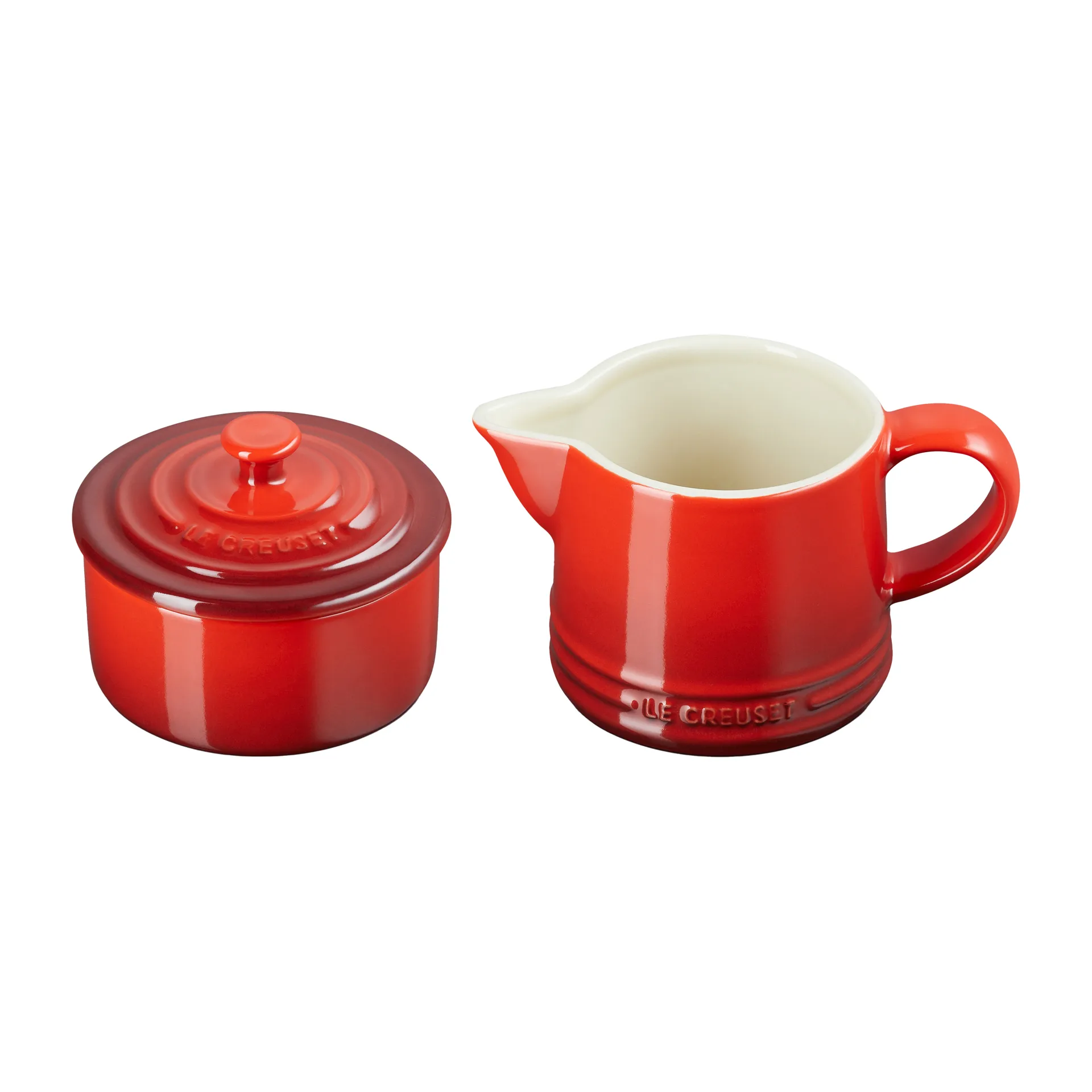 Le Creuset Signature suiker- & melkset, Cerise Le Creuset