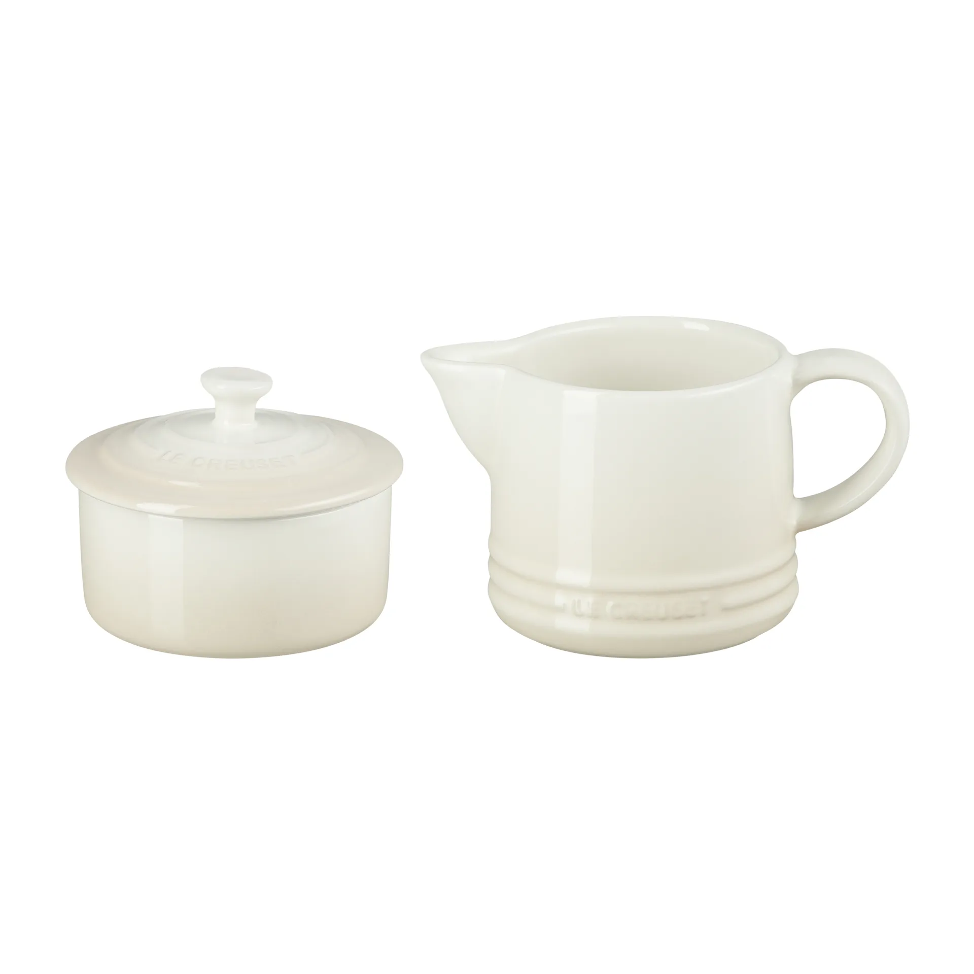 Le Creuset Signature suiker- & melkset, Meringue Le Creuset