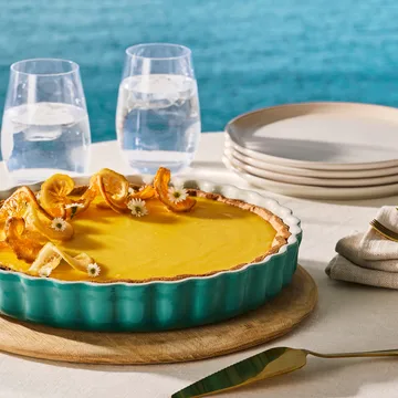 Le Creuset taartvorm 28 cm - Bleu Riviera - Le Creuset