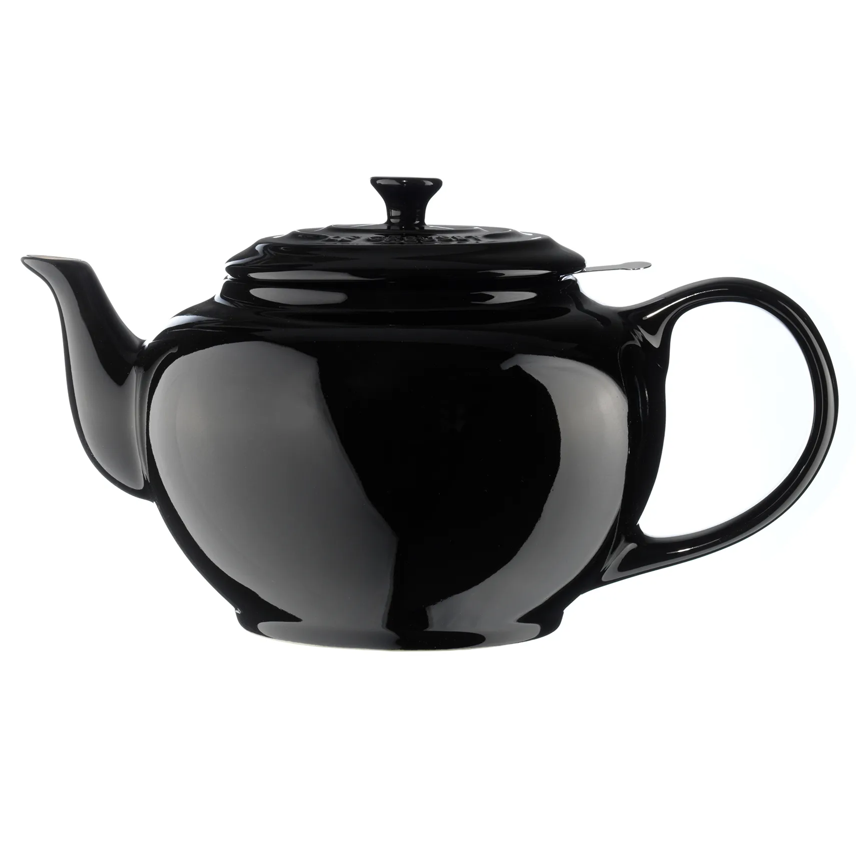 Le Creuset theekan met metalen zeef 1,3 l, Black Le Creuset
