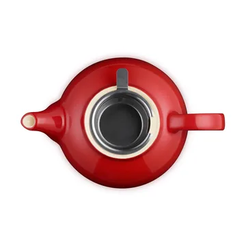 Le Creuset theepot - Cerise, med sil, 1,3 L - Le Creuset